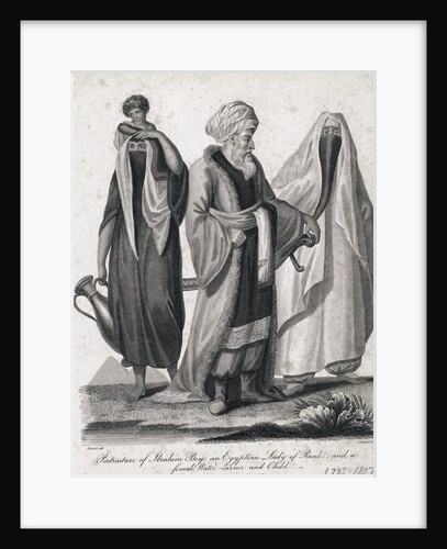 Engraving of Egytian Group by Anonymous