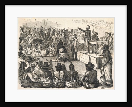 Colonist Addressing Native Americans by Anonymous