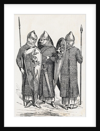 Soldiers Wearing Norman Armour by Anonymous