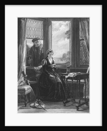 Roger Ascham Outside Window of Lady Jane Grey by Anonymous