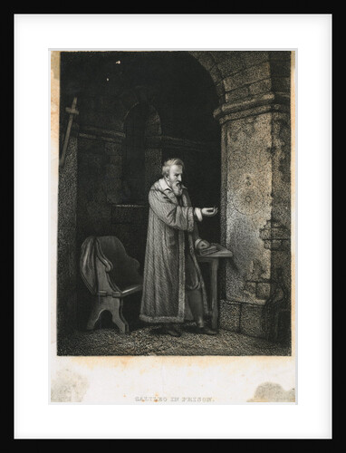 Galileo Studying Specimen by Anonymous