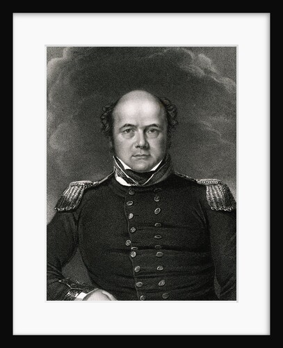 Portrait of Captain and Explorer John Franklin by Anonymous