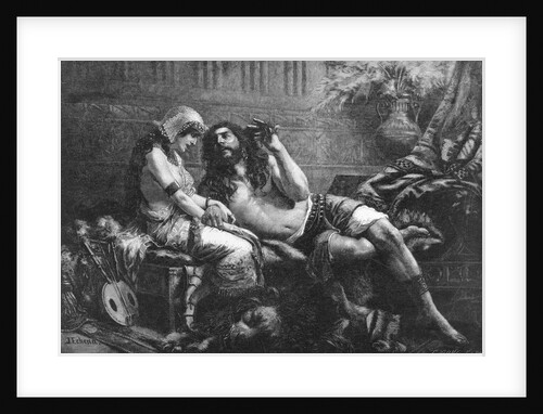 Illustration of Samson and Delilah by Anonymous
