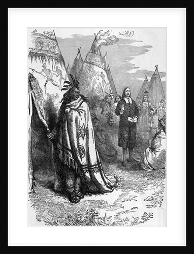 Christian Missionary To Native Americans by Anonymous