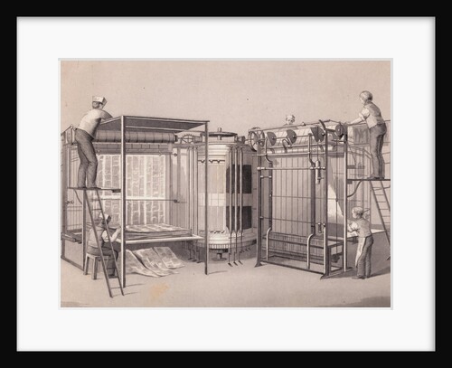 Illustration of Applegarth's Vertical Printing Machine by Anonymous