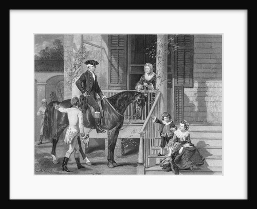George Washington at Home with Family by Anonymous