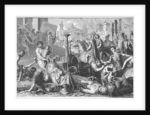 Romans Taking over Corinth by Anonymous