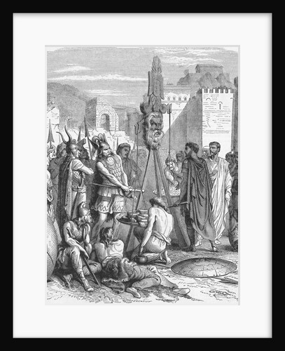 Gauls Weighing Coins by Anonymous
