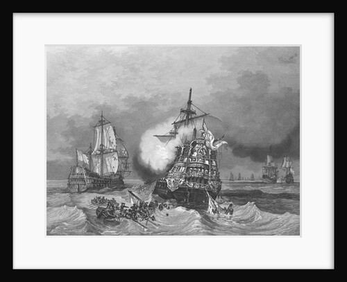 Battle of La Hogue by Anonymous