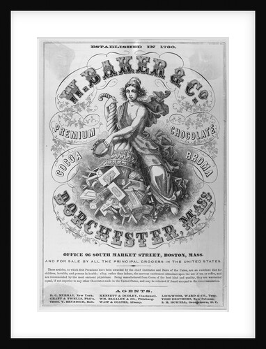 W. Baker & Co. Chocolate Manufacturer Advertisement by Anonymous
