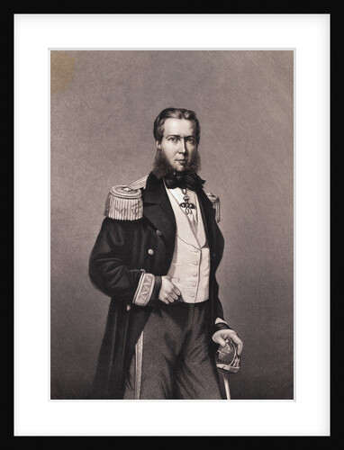 Maximilian as Archduke in Uniform with Sword by Anonymous