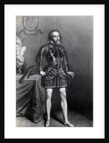 Illustration of Conquistador Cortez by Anonymous