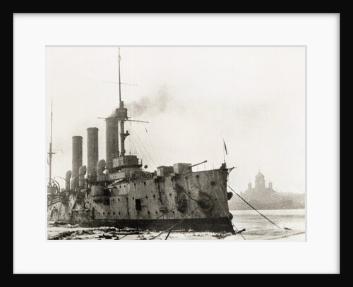 View of Russian Navy Cruiser Aurora by Anonymous