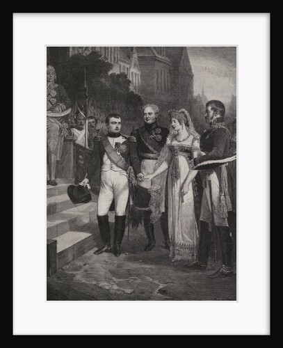 Painting Depicting Marriage of Napoleon and Queen of Prussia by Anonymous