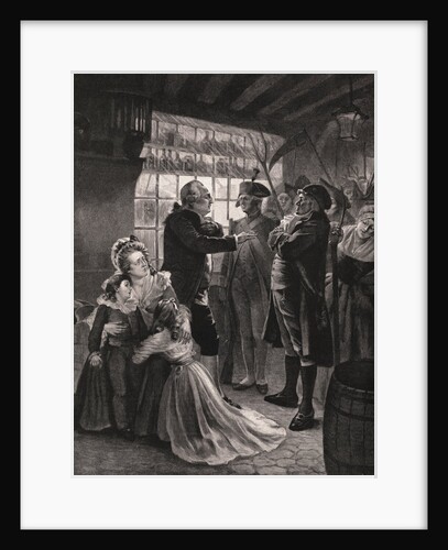 Officials and Spectators at Arrest of Louis XVI and Marie Antoinette by Anonymous