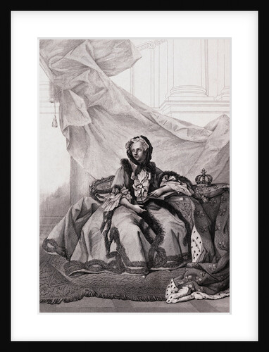 Portrait of a Reposed Marie Leszczynska by Anonymous