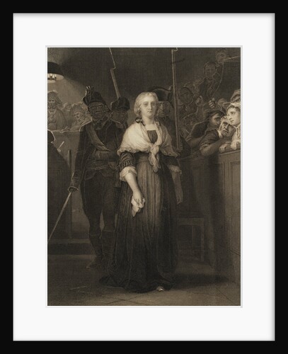 Citizens Gazing at the Condemned Marie Antoinette by Anonymous