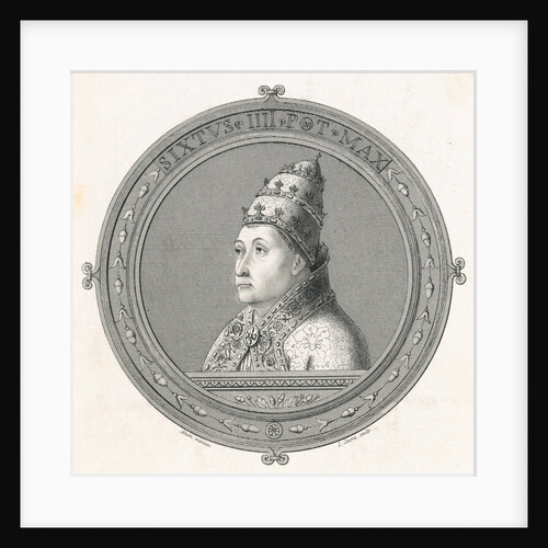 Illustration of Pope Sixtus IV by Anonymous