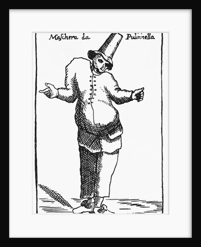 Illustration of Early Costume for Italian Carnival by Anonymous