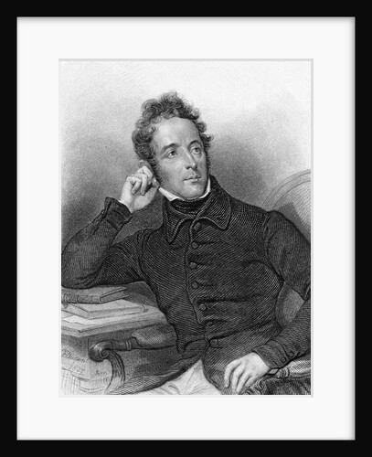Portrait of Alphonse de Lamartine by Anonymous