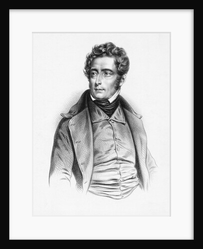 Portrait of Alphonse de Lamartine by Anonymous