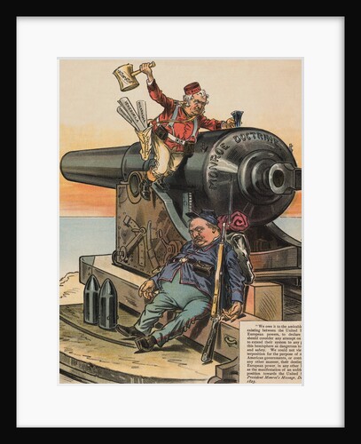 Political Cartoon Depicting Grover Cleveland Sleeping by Anonymous