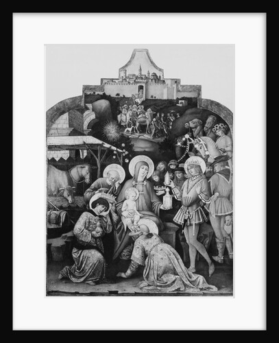 Illustration of Citizens Paying Tribute to Infant King by Anonymous