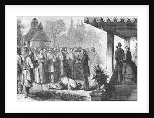 Serf Being Freed at Ceremony by Anonymous
