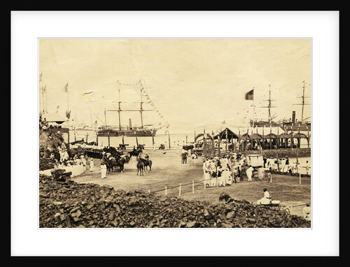 View of Suez Canal Opening Celebration by Anonymous