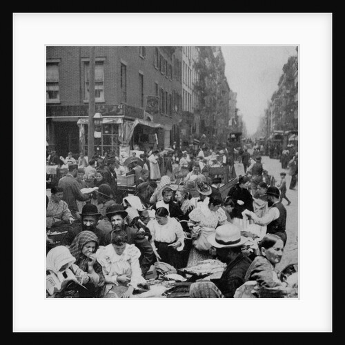 Immigrants on the Lower East Side by Anonymous