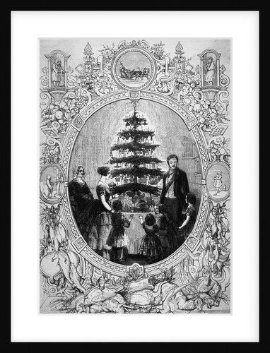 Family Portrait of the Windsors at Christmas by Anonymous