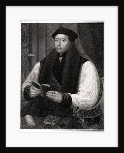 Thomas Cranmer Holding a Book by Anonymous