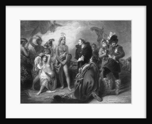 Meeting Of Spanish And Peruvians by Anonymous