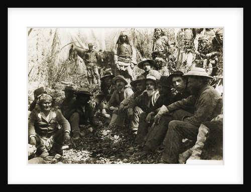 Geronimo Meeting with General Crook by Anonymous