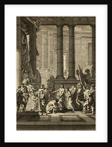 British Party Bowing to Emperor of Rome by Anonymous