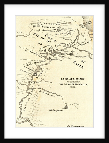 Map of the Discovery of the West by Anonymous