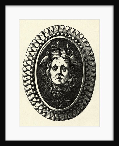 Head of Medusa on Shield by Anonymous