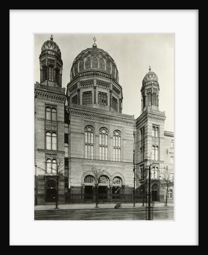Exterior View of Synagogue by Anonymous