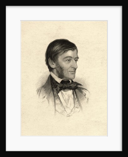 American Essayist and Poet Ralph Waldo Emerson by Anonymous