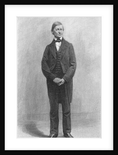 American Essayist and Poet Ralph Waldo Emerson by Anonymous