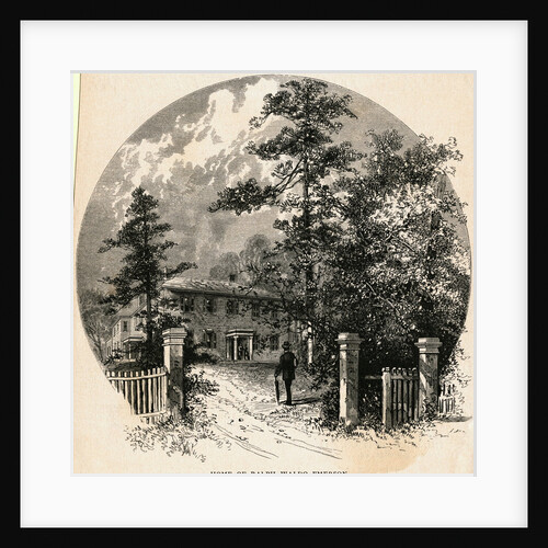 Home of American Essayist and Poet Ralph Waldo Emerson by Anonymous