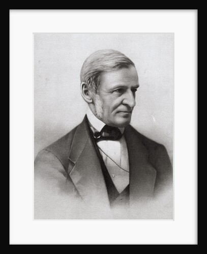 American Essayist and Poet Ralph Waldo Emerson by Anonymous