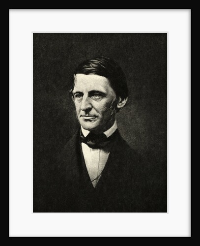 American Essayist and Poet Ralph Waldo Emerson by Anonymous