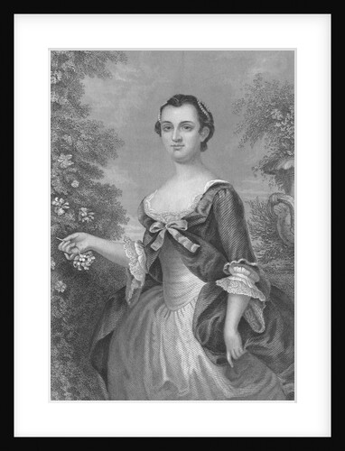 Portrait of Martha Washington by Anonymous