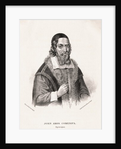 Portrait of Johann Amos Comenius by Anonymous
