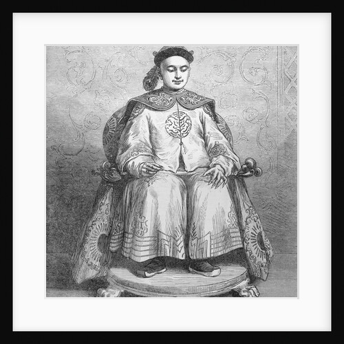 Drawing of Chinese Emperor Tsaichun or Tungchih by Anonymous