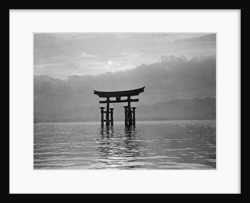 View of Torii in the Sea by Anonymous