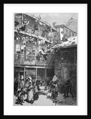 Illustration of Tenement Dwellers by Anonymous