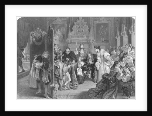 James II Collapsed in Chair by Anonymous