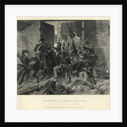American Soldier Capture Fort George by Anonymous